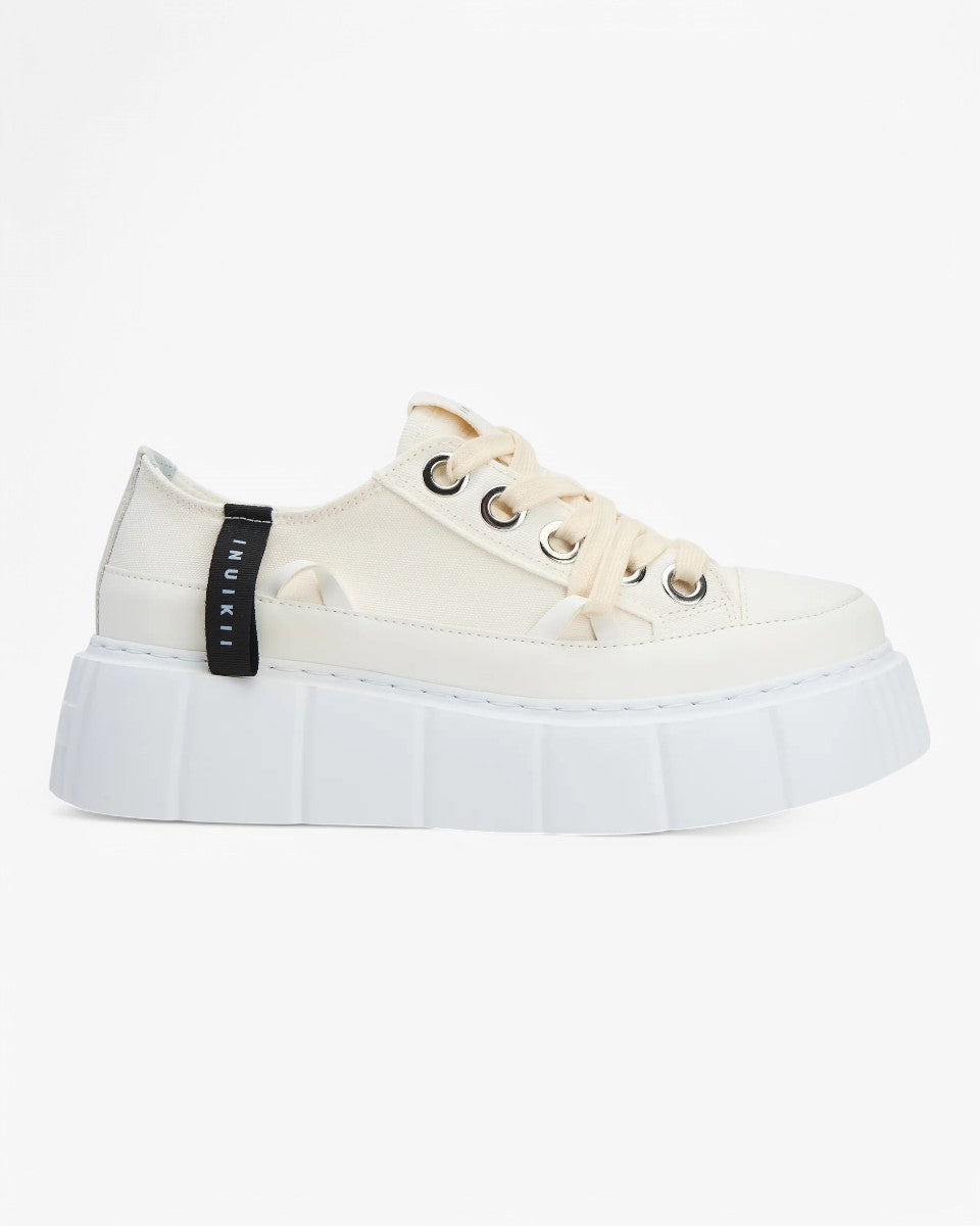 INUIKII MATILDA CANVAS LOW WHITE