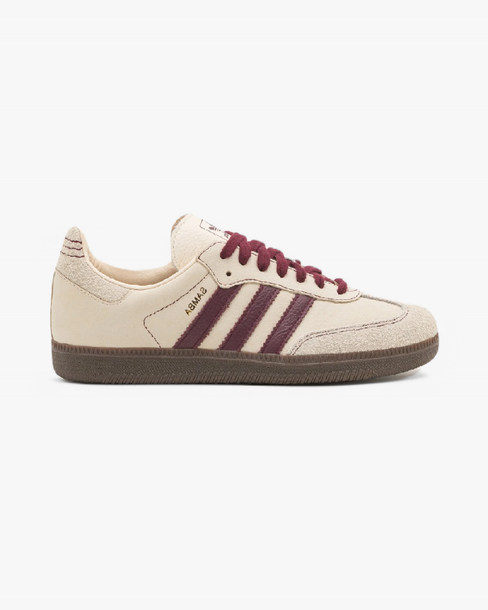 adidas Samba OG Wonder White Maroon