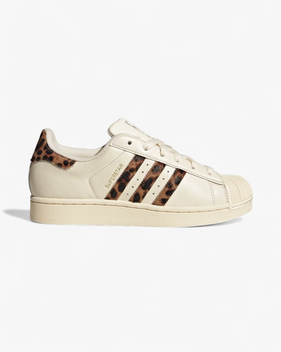 Adidas Superstar II Cream White Leopard