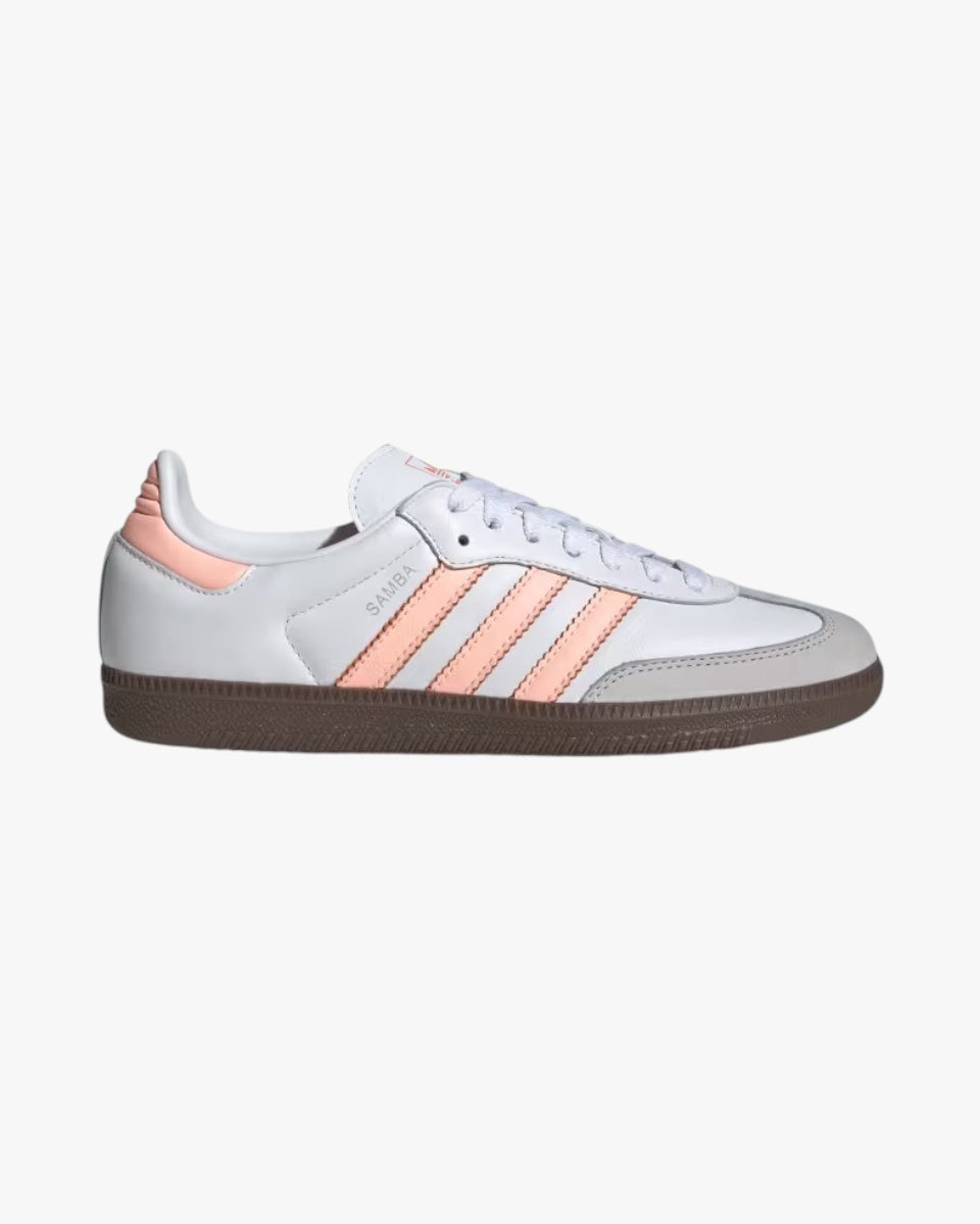 Adidas Samba OG White Clear Orange Gum