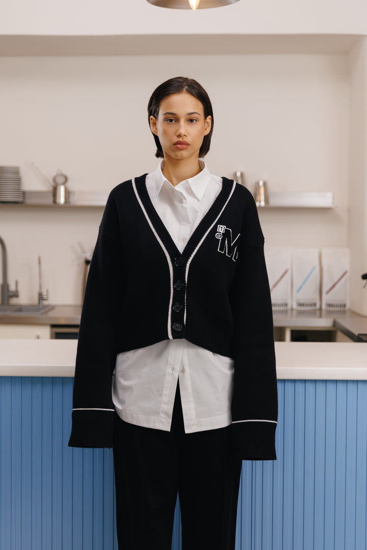 BADGE CARDIGAN - GOT'EM