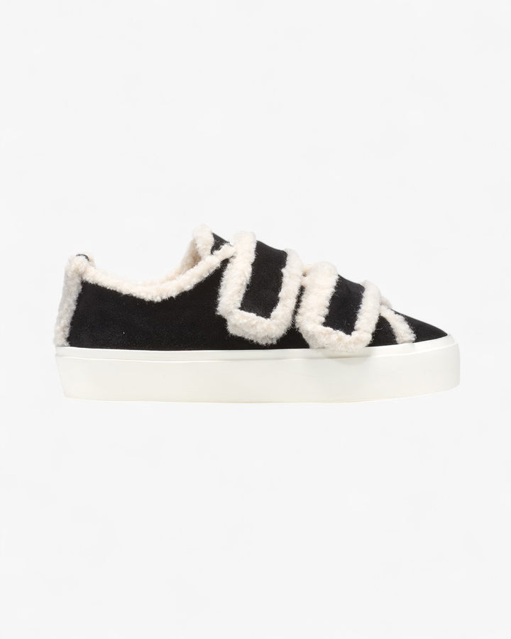 Inuikii Buty Shearling Low Velcro Czarne - GOT'EM