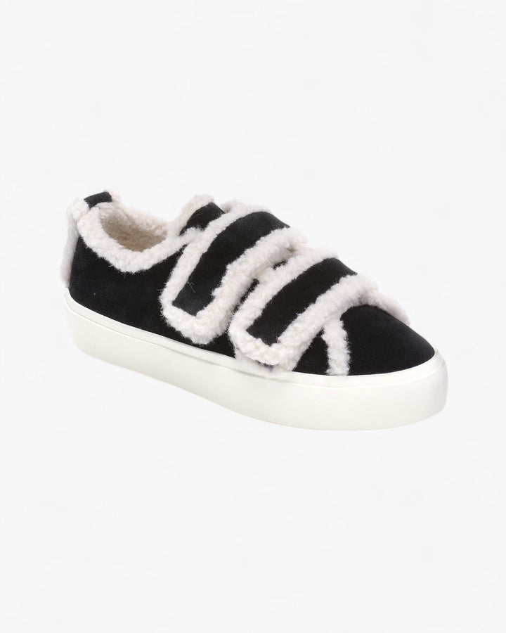 Inuikii Buty Shearling Low Velcro Czarne - GOT'EM