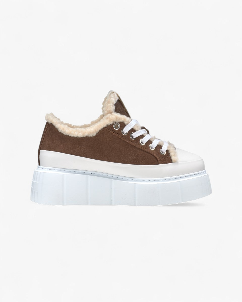 Inuikii Buty Matilda Curly Brązowe