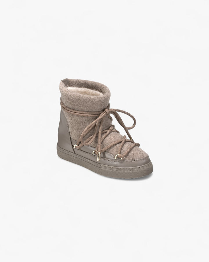 Inuikii Buty Felt Wedge Szare - GOT'EM