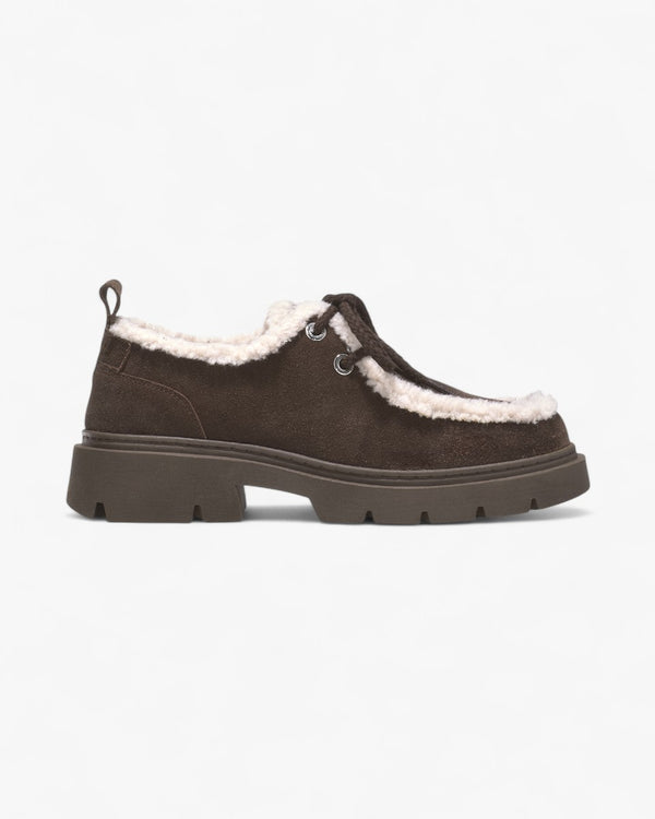 Inuikii Buty Mocabee Curly Brązowe - GOT'EM