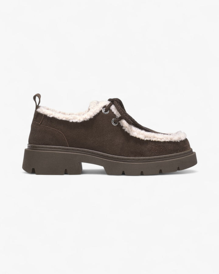 Inuikii Buty Mocabee Curly Brązowe - GOT'EM