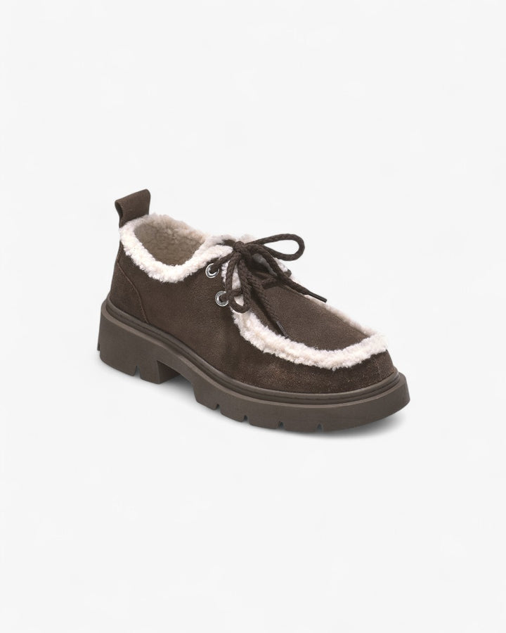 Inuikii Buty Mocabee Curly Brązowe - GOT'EM