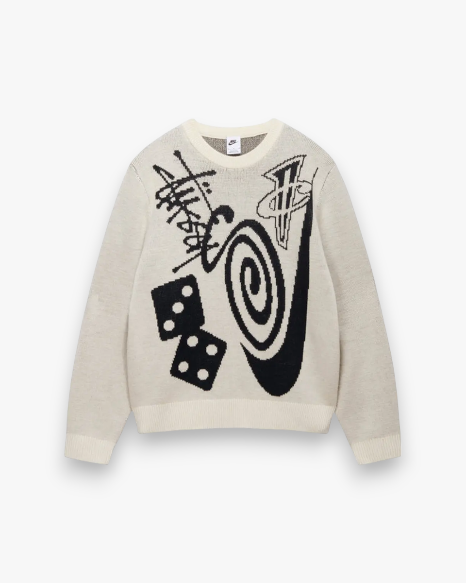 Stussy x Nike Icon Knit Sweater Natural - GOT'EM