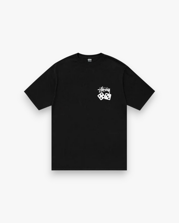 Stussy Dice Pigment Dyed Tee Black - GOT'EM
