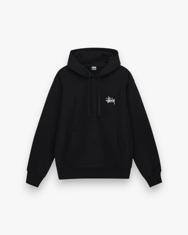 Stussy Basic Hoodie Black - GOT'EM