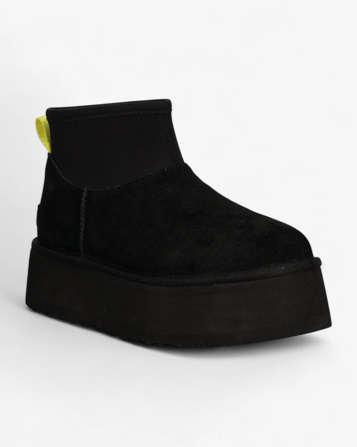 UGG Classic Mini Dipper Boot Black Yellow - GOT'EM