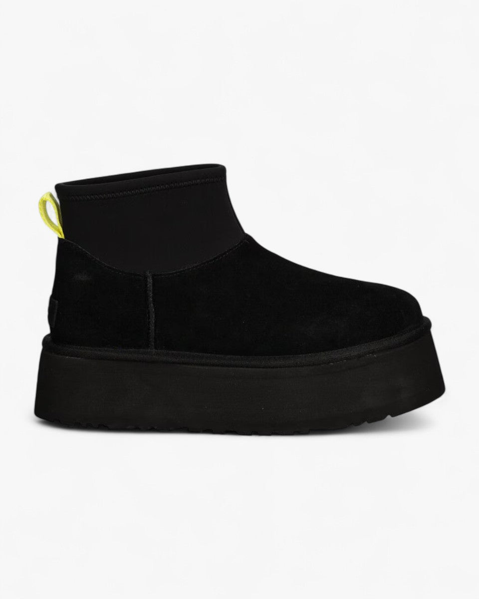 UGG Classic Mini Dipper Boot Black Yellow