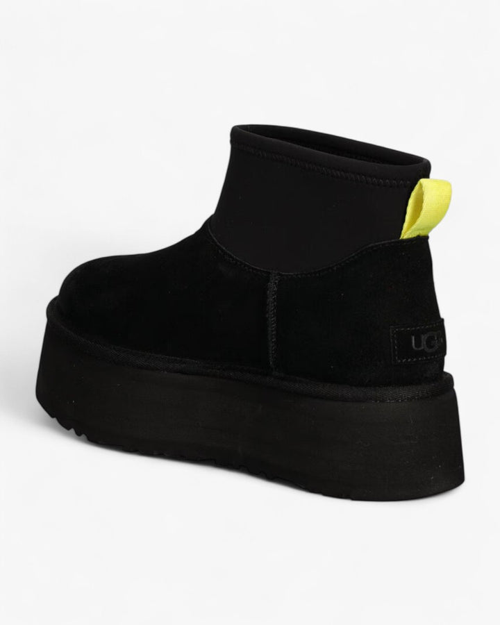 UGG Classic Mini Dipper Boot Black Yellow - GOT'EM