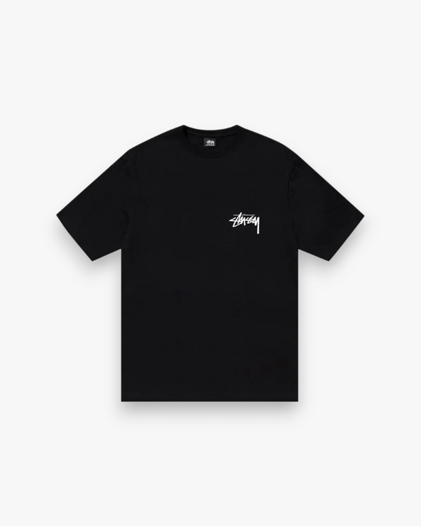 Stussy Plush Tee Black - GOT'EM