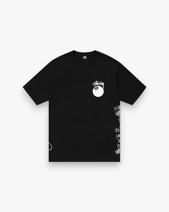 Stussy Test Strike Pigment Dyed Tee Black - GOT'EM