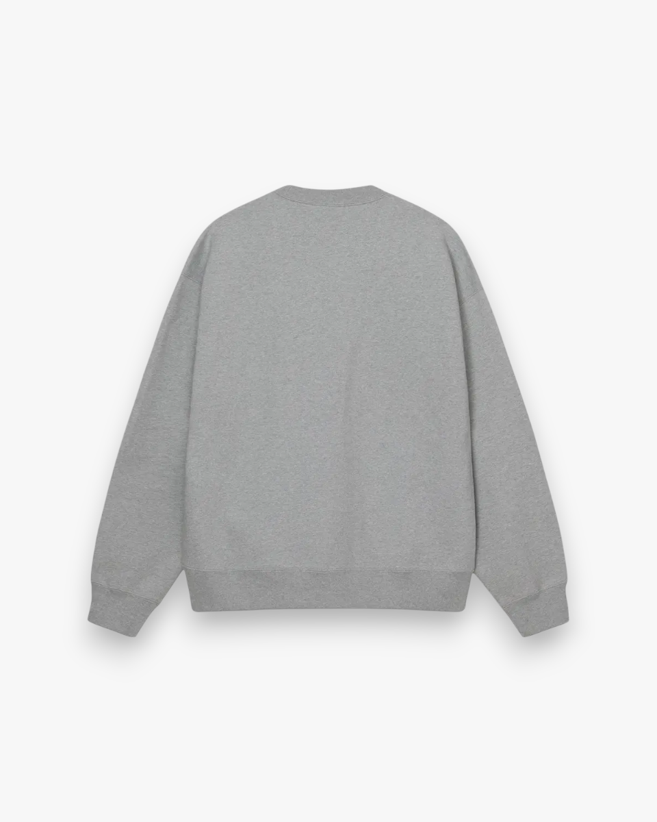 Stussy x Nike Fleece Crew Dark Grey Heather - GOT'EM