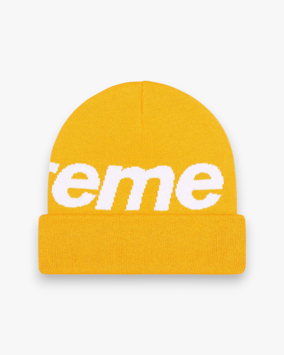 Supreme Big Logo Beanie (FW23) Gold - GOT'EM