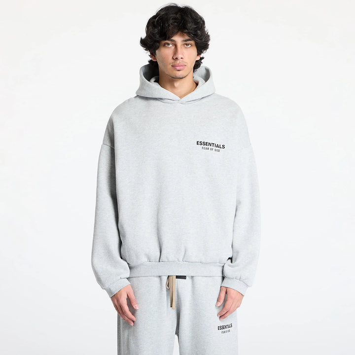 Fear of God Essentials Fleece Hoodie II Light Heather Grey - GOT'EM
