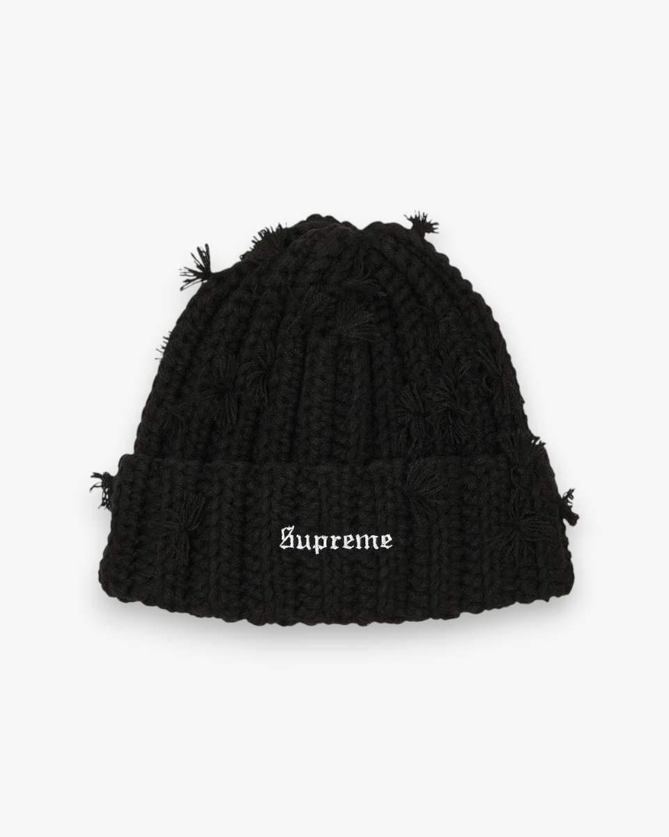 Supreme Hand Tied Beanie Black - GOT'EM