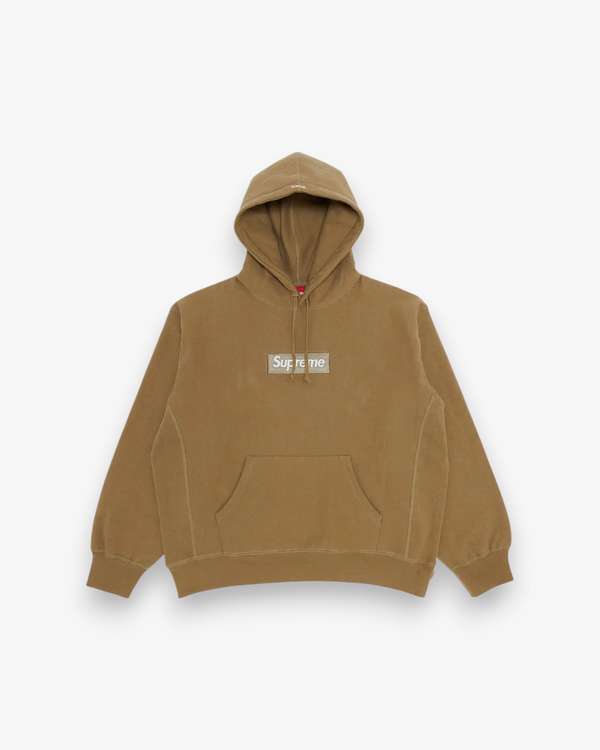 Supreme Box Logo Hooded Sweatshirt (FW23) Dark Sand - GOT'EM