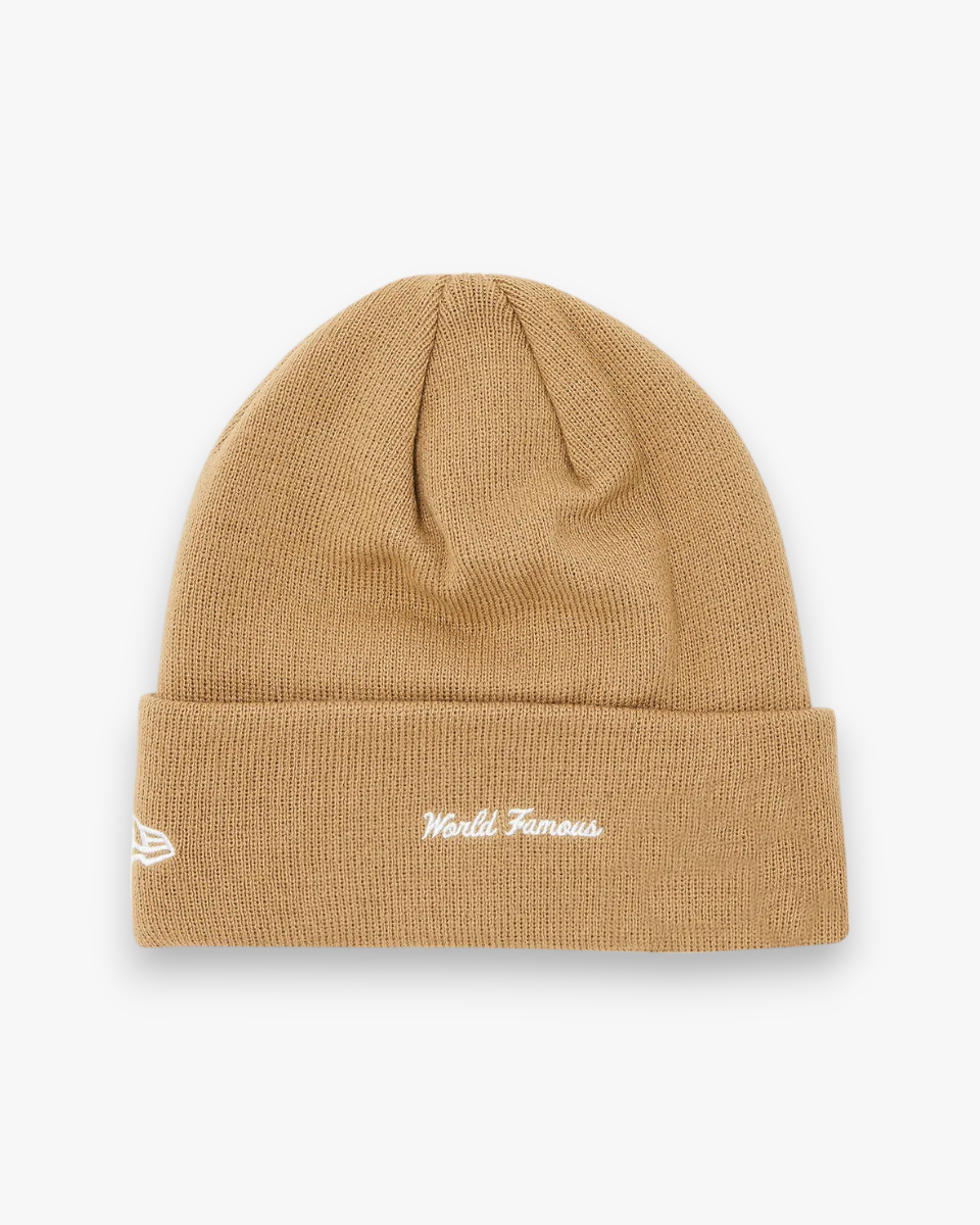 Supreme New Era Box Logo Beanie (FW23) Dark Sand - GOT'EM