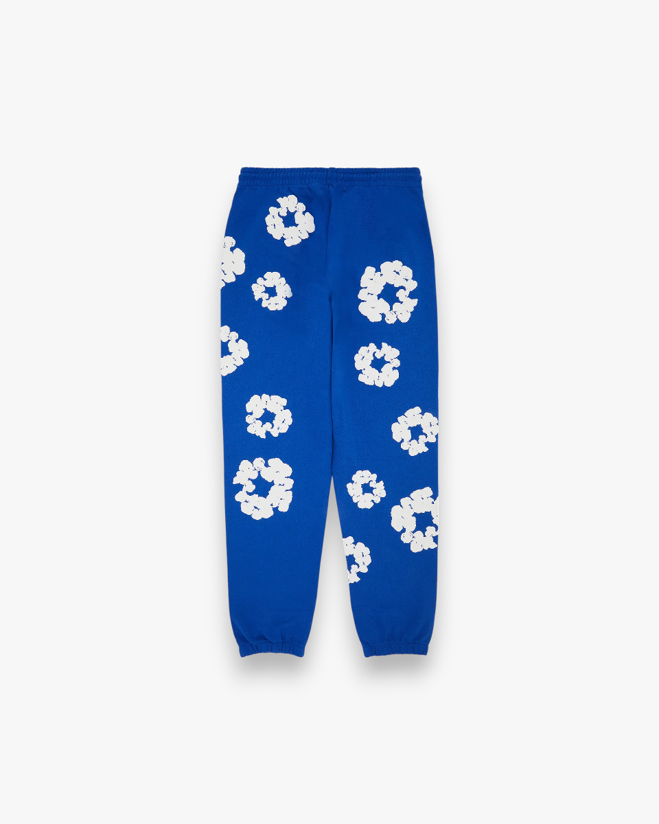 Denim Tears The Cotton Wreath Sweatpants Royal Blue - GOT'EM