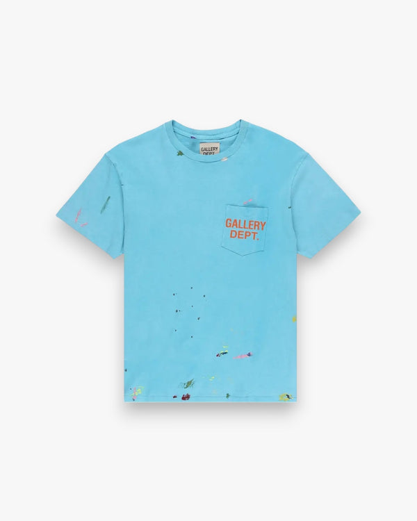 Gallery Dept. Vintage Logo Painted Tee Turquoise - GOT'EM