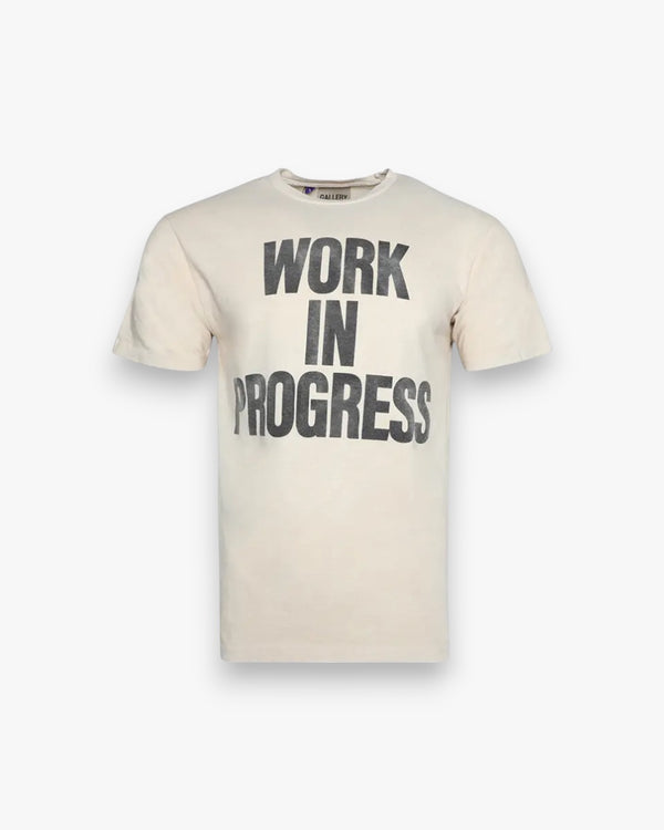 Gallery Dept. Work In Progress Tee Antique White - GOT'EM