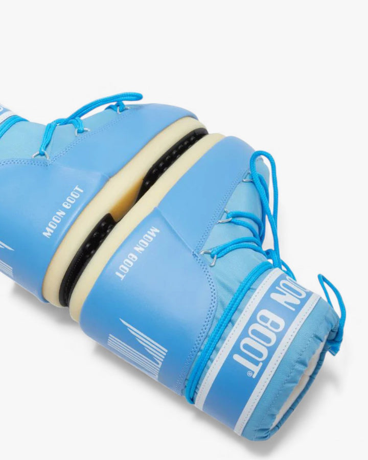 Moon Boot Śniegowce Icon Low Nylon Blue - GOT'EM