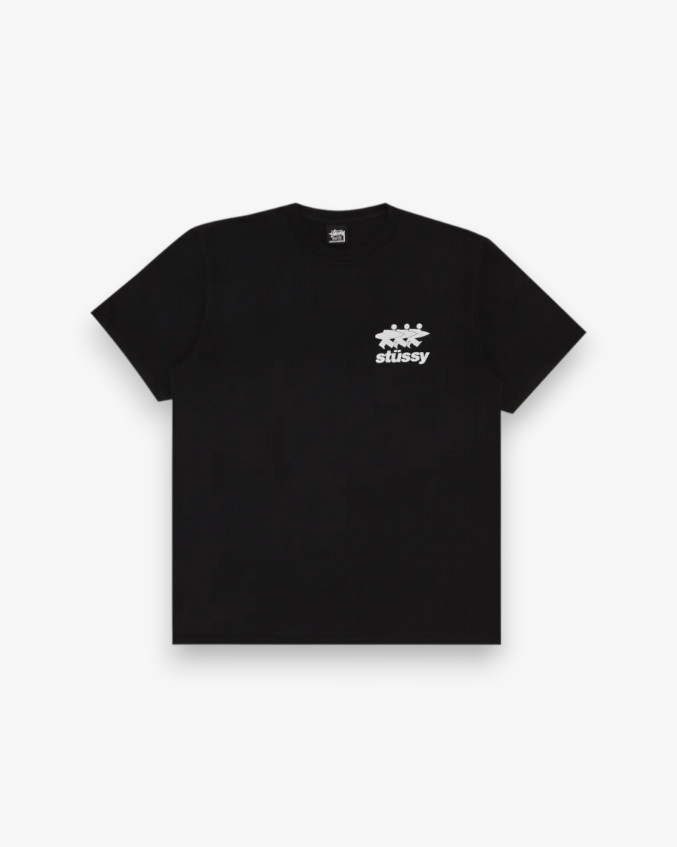 Stussy Surfwalk Tee Black - GOT'EM