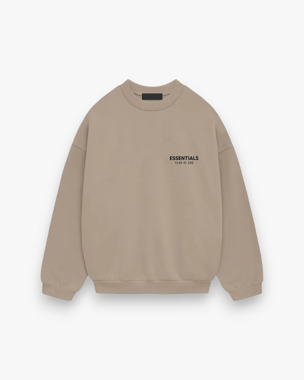Fear of God Essentials Fleece Crewneck II Desert Sand - GOT'EM