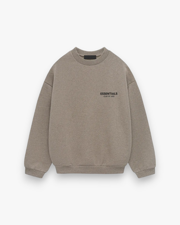 Fear of God Essentials Fleece Crewneck II Heather Grey - GOT'EM