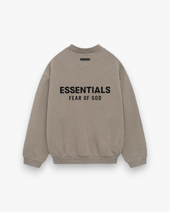 Fear of God Essentials Fleece Crewneck II Heather Grey - GOT'EM