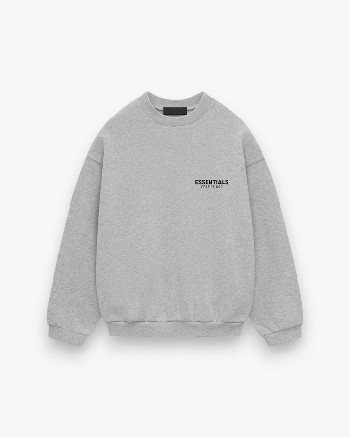 Fear of God Essentials Fleece Crewneck II Light Heather Grey - GOT'EM
