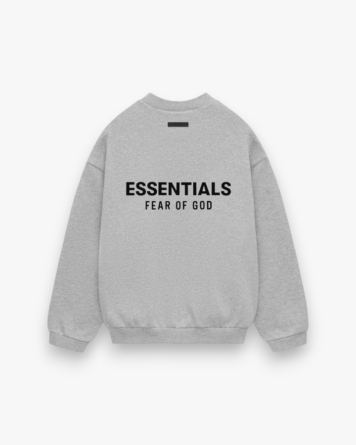 Fear of God Essentials Fleece Crewneck II Light Heather Grey - GOT'EM