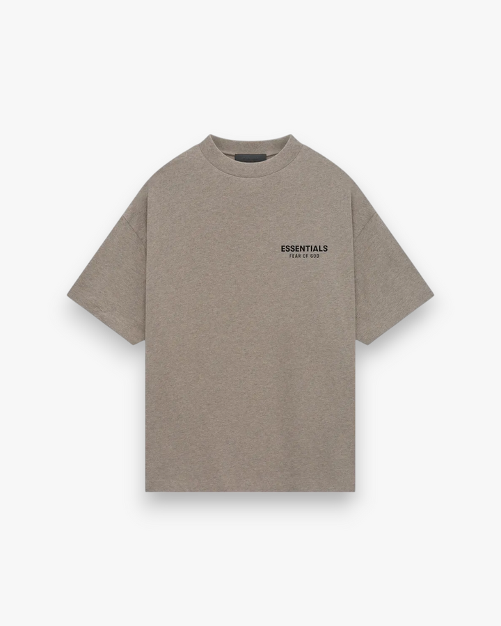 Fear of God Essentials Jersey Crewneck Tee Heather Grey - GOT'EM
