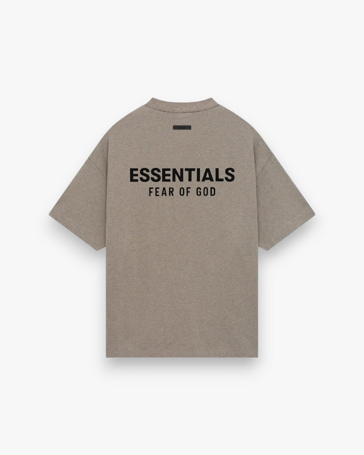 Fear of God Essentials Jersey Crewneck Tee Heather Grey - GOT'EM