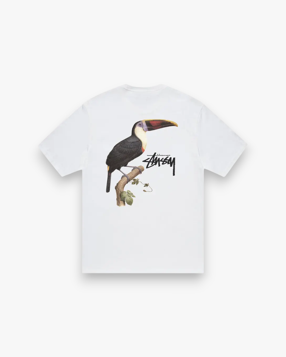 Stussy Toucan Tee White - GOT'EM