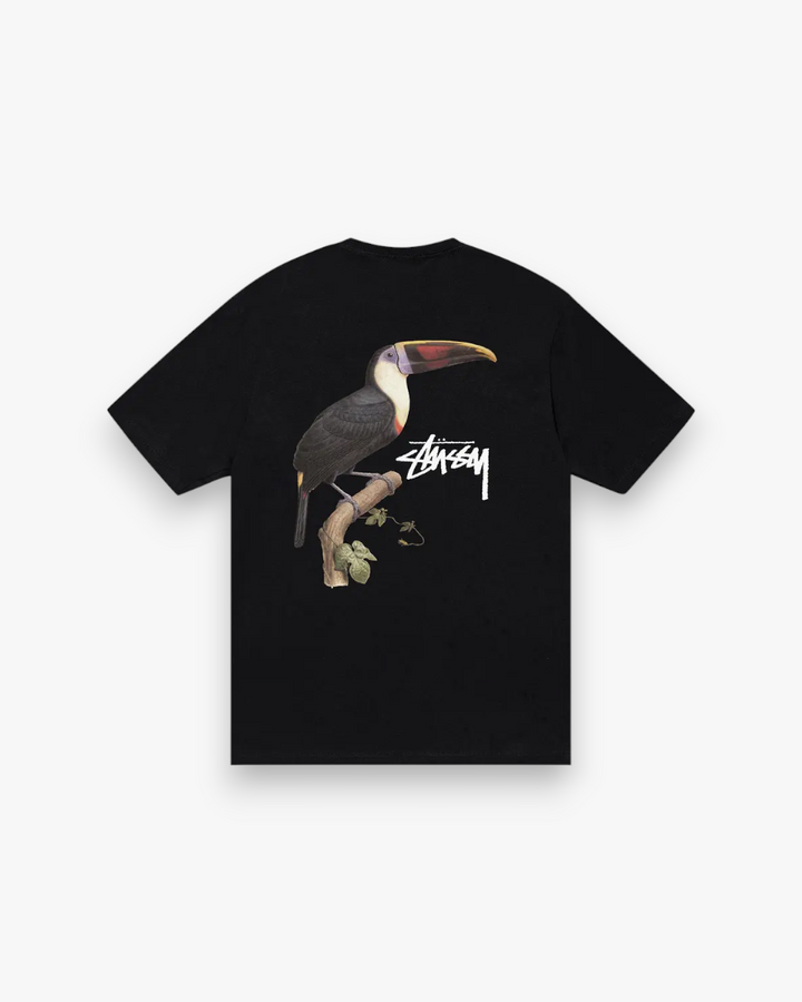 Stussy Toucan Tee Black - GOT'EM