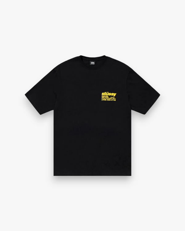 Stussy Pigment Dyed DNA Tee Black - GOT'EM