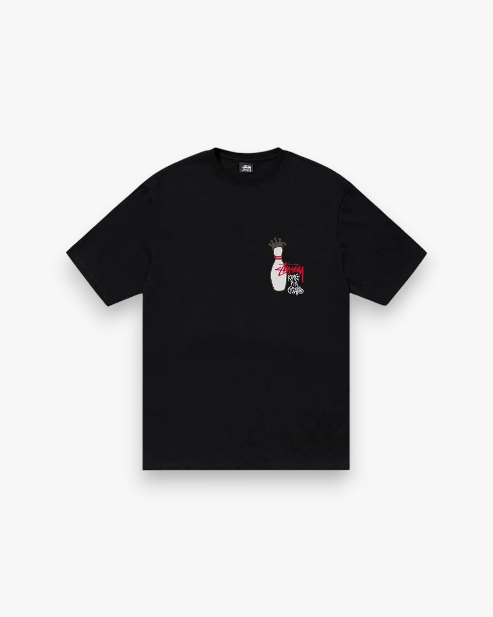 Stussy Pigment Dyed Kingpin Tee Black - GOT'EM