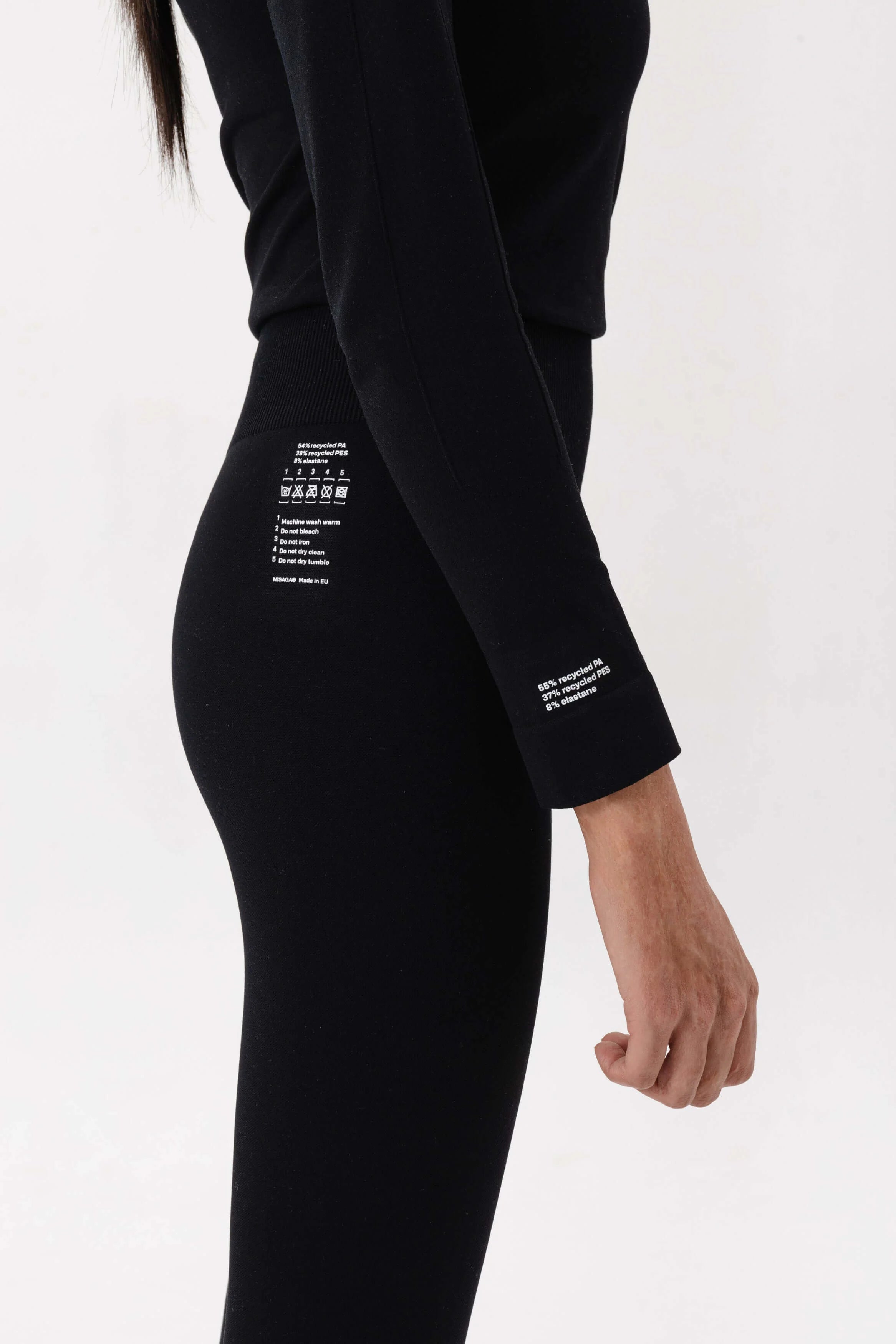 SEAMLESS RECYCLED LEGGINGS BLACK - GOT'EM