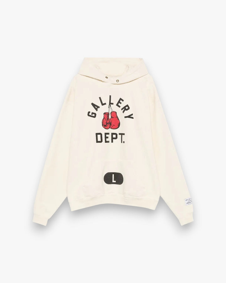 Gallery Dept. Boxing Merch Hoodie Cream - GOT'EM