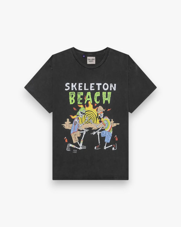 Gallery Dept. Skeleton Beach Tee Vintage Black - GOT'EM