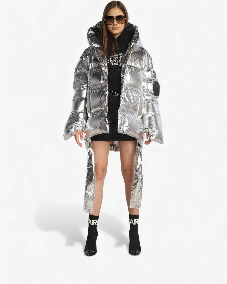 MMC Studio Kurtka Puchowa Jesso Silver Gloss