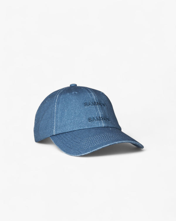 Samsoe Samsoe Czapka z Daszkiem Samsoe Jeansowa - GOT'EM