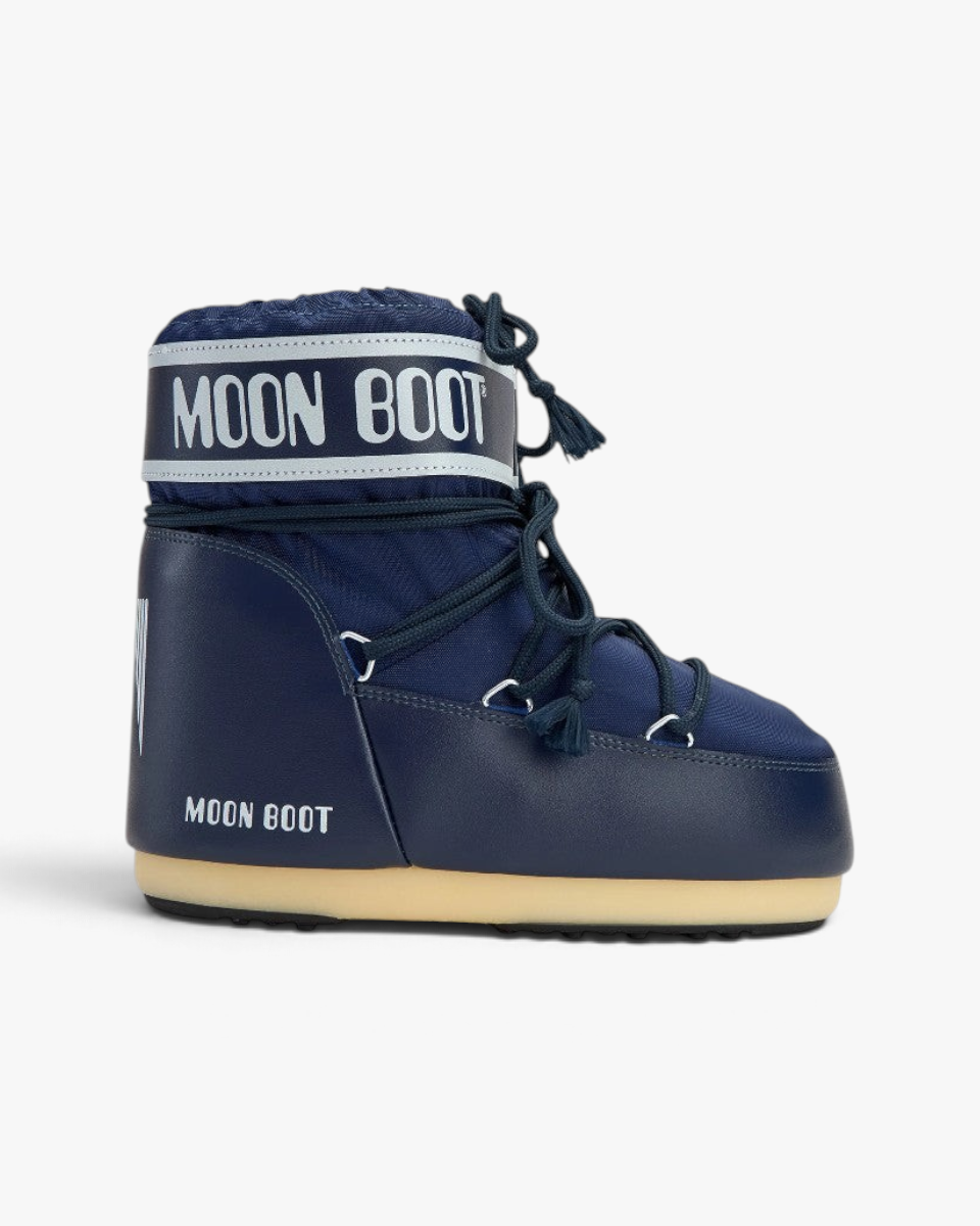 Moon Boot Śniegowce Icon Low Nylon Blue