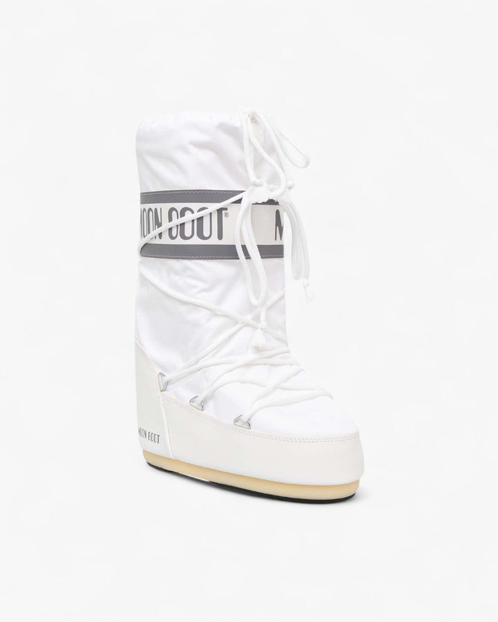 Moon Boot Śniegowce Icon Nylon White - GOT'EM