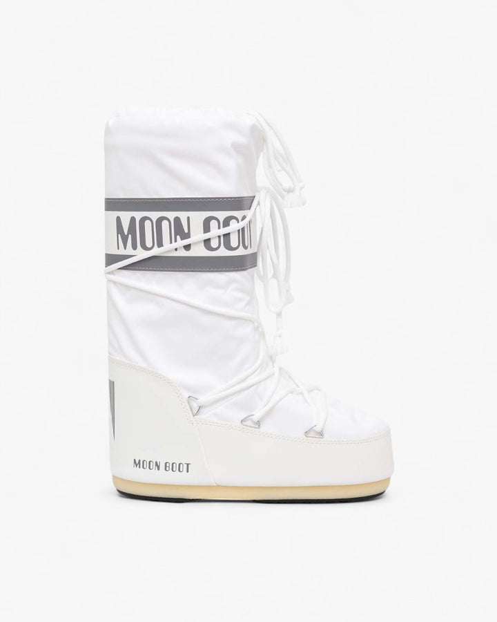 Moon Boot Śniegowce Icon Nylon White - GOT'EM
